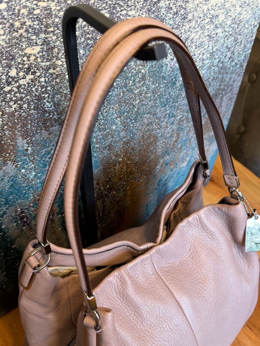 Coach Classic Madison Phoebe Taupe Leather Shoulder Bag 2013 (VGUC) - Picture 14 of 16